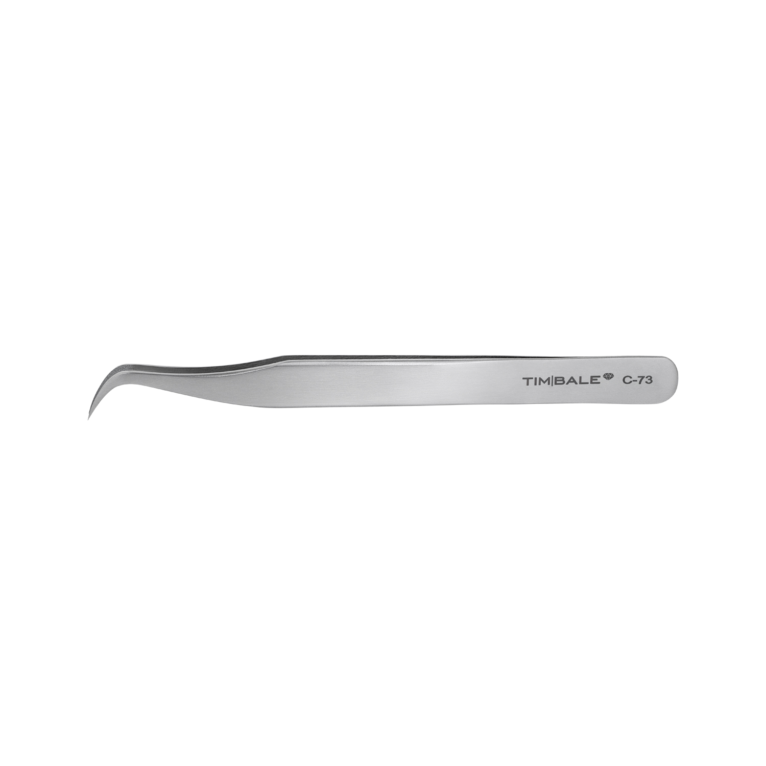 Пинцет для наращивания ресниц TimBale Diamond C-73