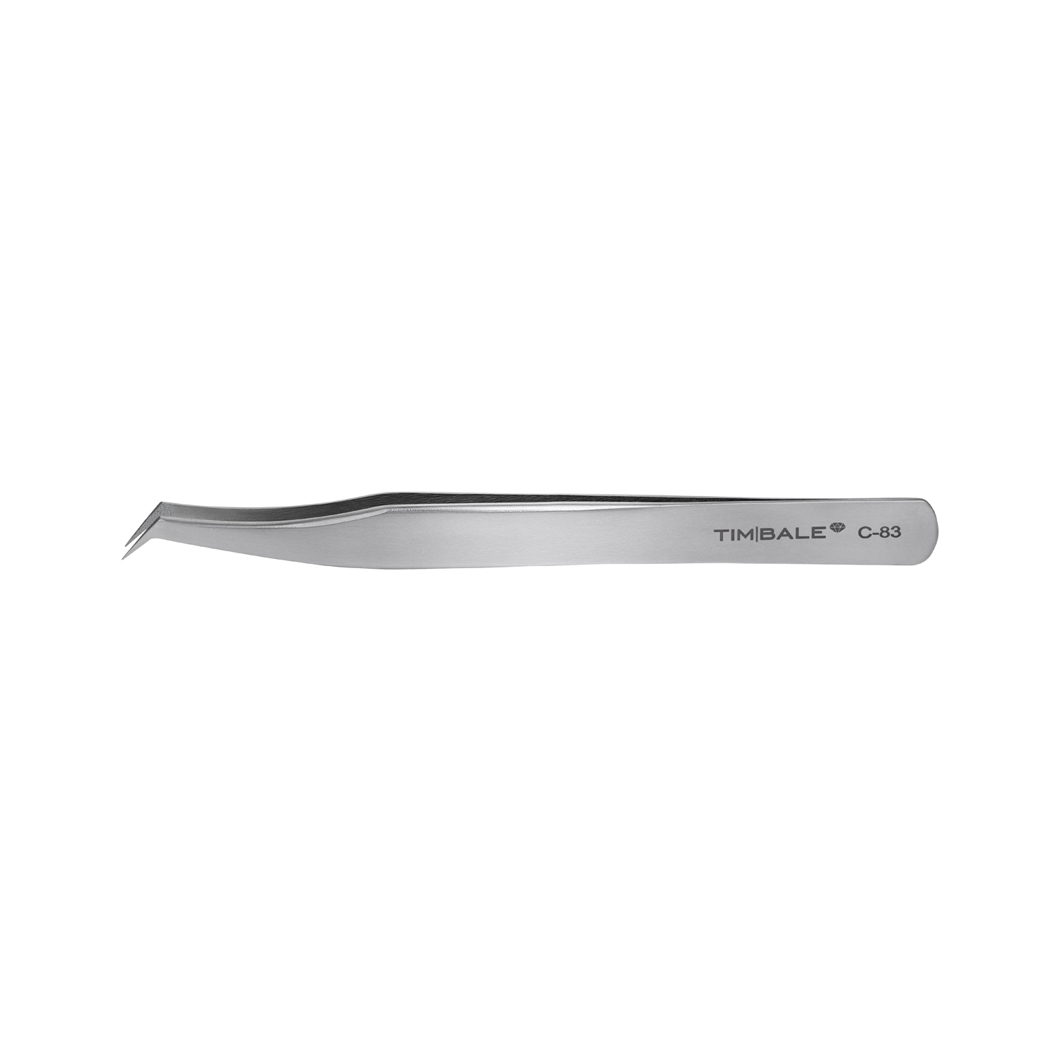 Пинцет для наращивания ресниц TimBale Diamond C-83
