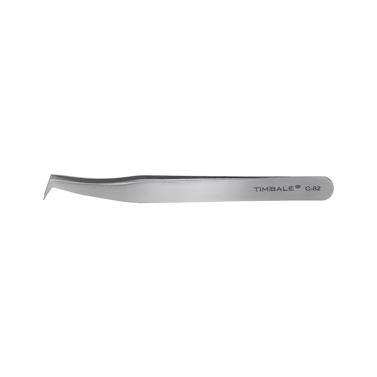 Пинцет для наращивания ресниц TimBale Diamond C-82