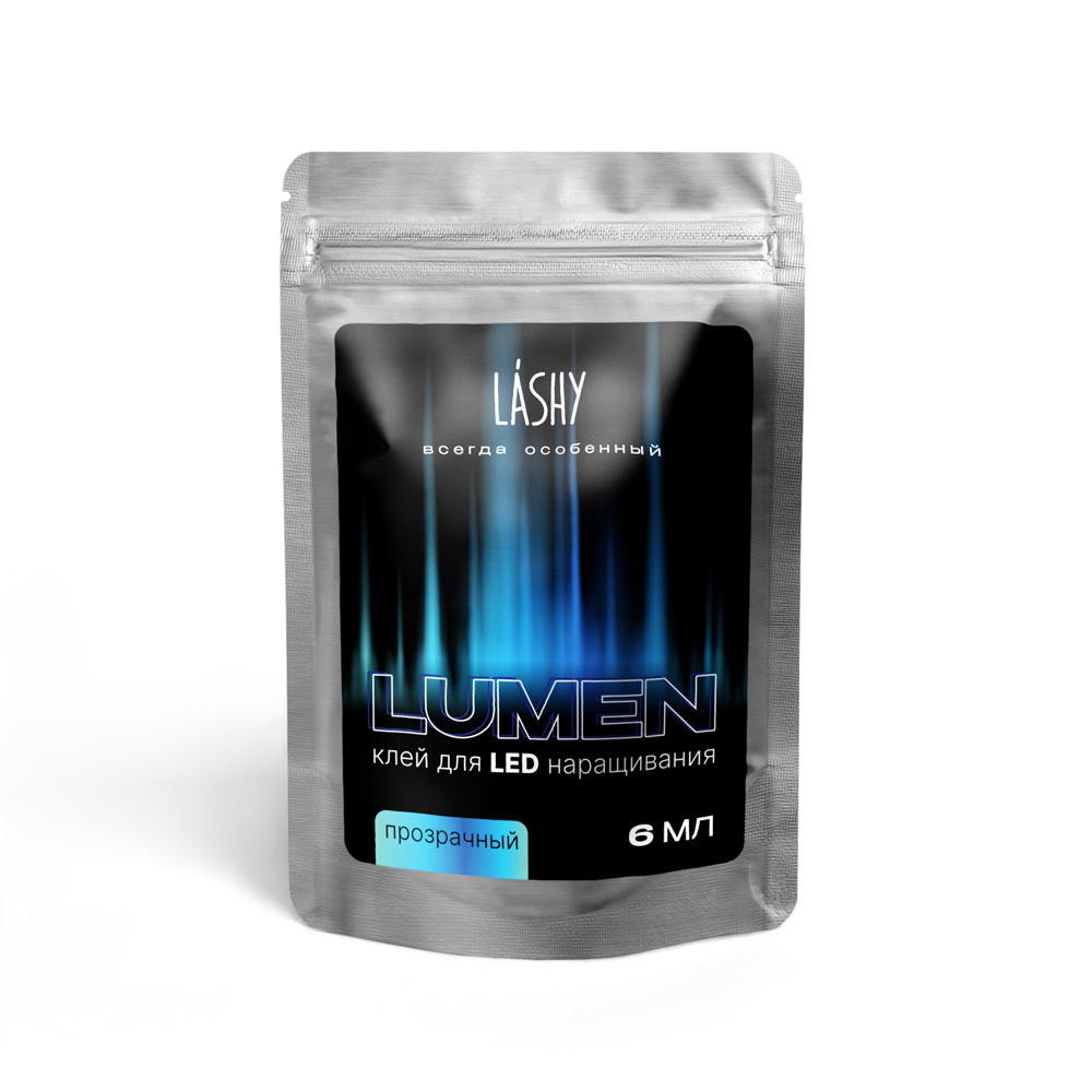 Клей LASHY Lumen прозрачный для LED наращивания, 6 мл