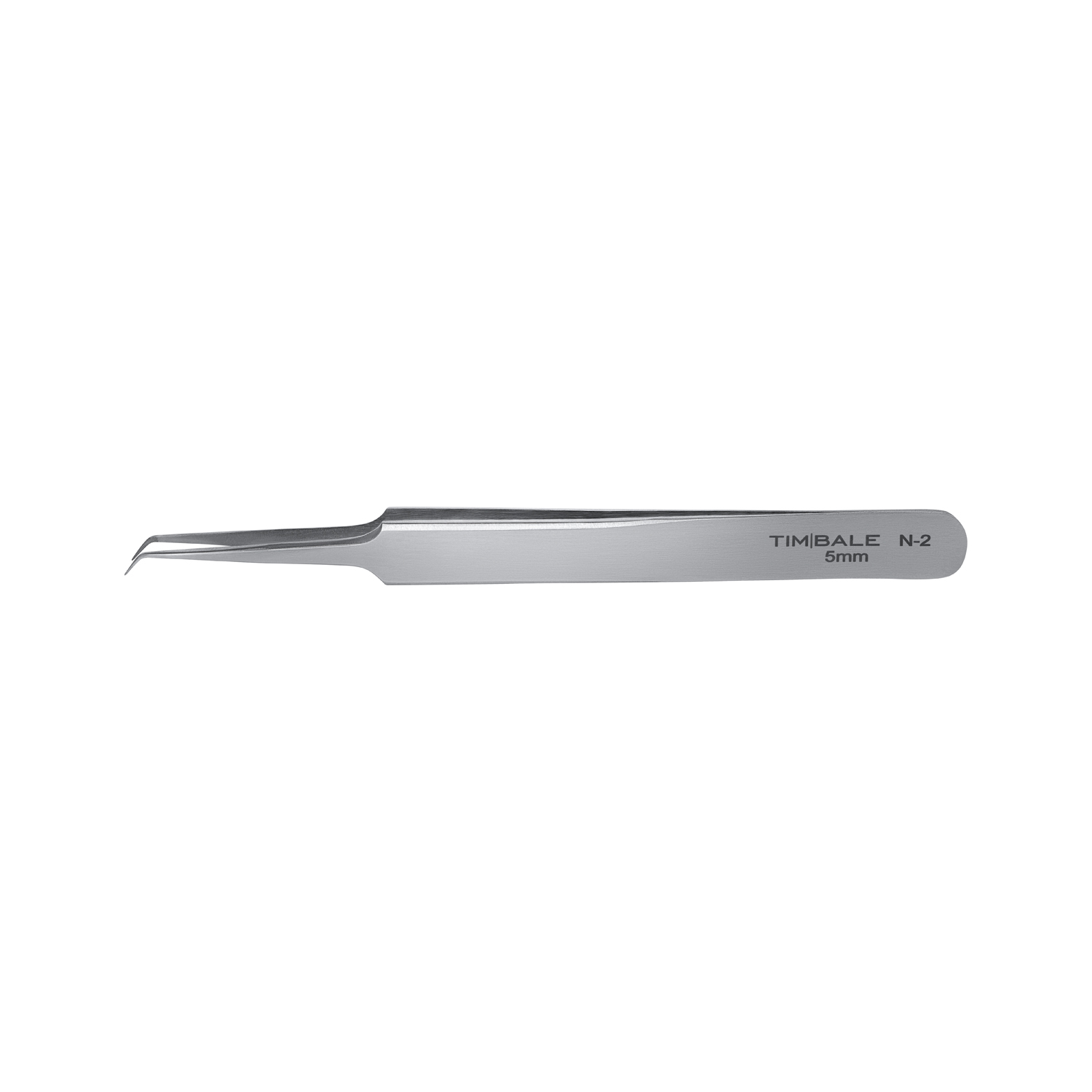 Пинцет для наращивания ресниц TimBale Nano N-2, 5 мм