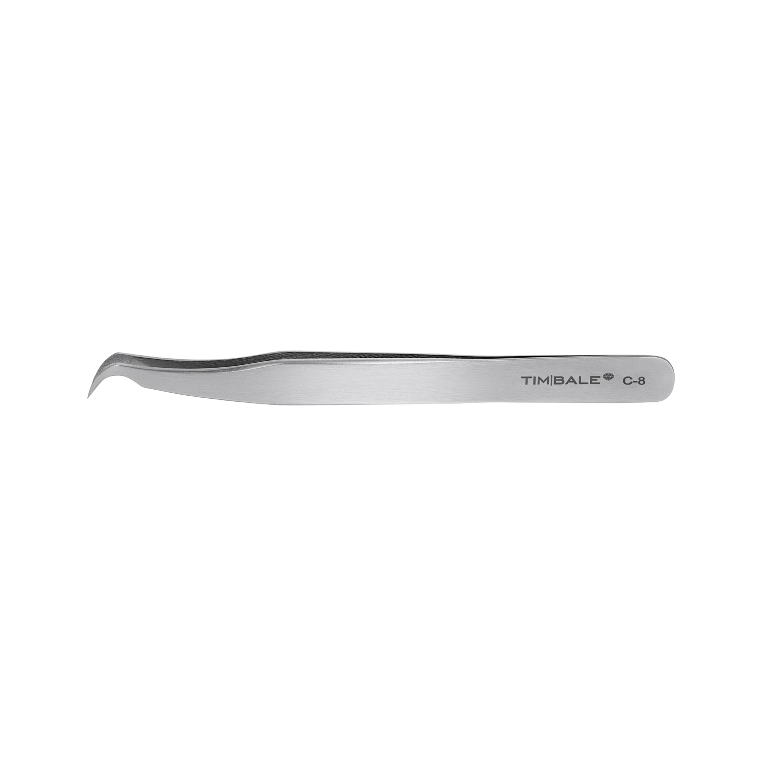 Пинцет для наращивания ресниц TimBale Diamond C-8